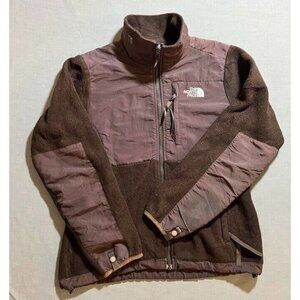 The North Face‎ Polartec Fleece Jacket Womens Small Brown Zip Long Sleeve Ladies